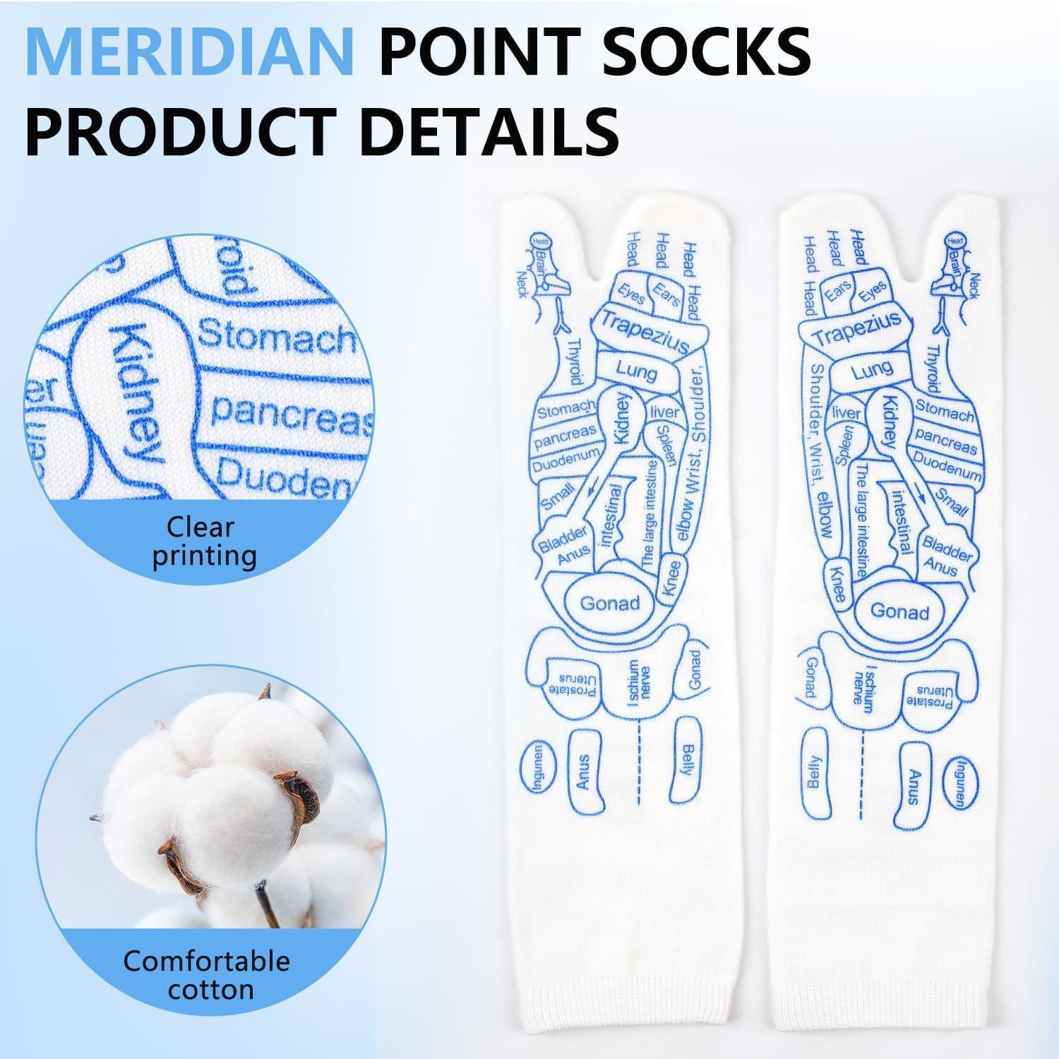 Wrixty Wrixty Reflexology Acupressure Socks, Foot Pain Relief Remedy for Men & Women Foot Massage