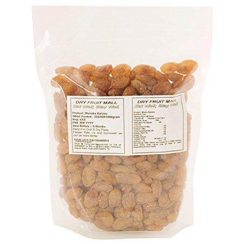 Sainik's Dry Fruit Mall Sainik's Dry Fruit Mall Premium Munuka Raisin with Seeds Big Size 1 Kg