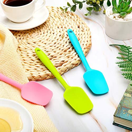 Patelai 3 Pieces Non-stick Wax Spatulas Silicone Waxing Applicator Hair Removal Waxing Applicator Reusable Large Hard Wax Sticks for Home Salon Body Use