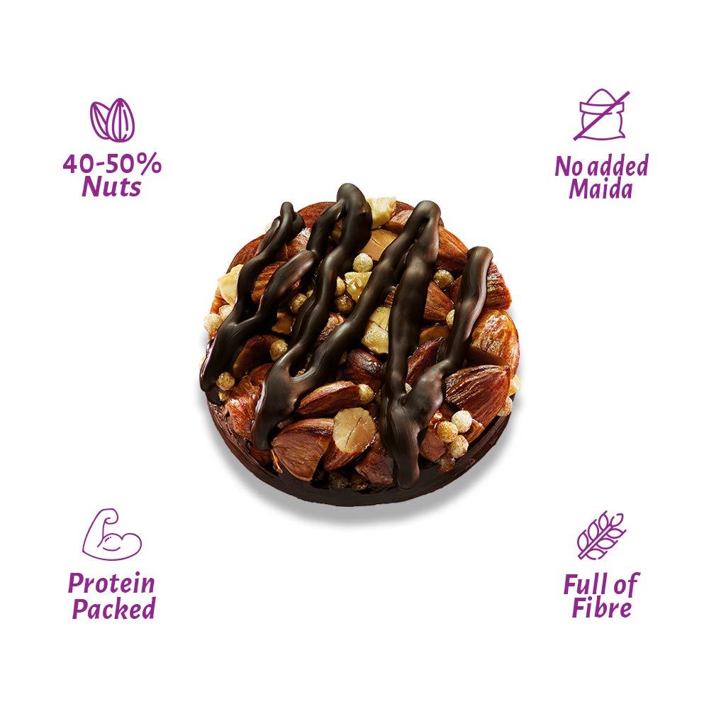 Open Secret Open Secret Biscuits|Pack Of 15|Cookies, Cookies Biscuits, Chocolate Cookies, Protein Cookies, Healthy Cookies, Premium Choco Almond Cookies, Cookies Gift Packs (Pack Of 15 X 2 = 30) - 0.84 Kg