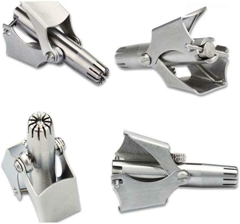 Ritmo Ritmo Nose & Ear Hair Trimmer (No Batteries Required) - Perfect Manual Stainless Steel Nose Hair Remover for Men & Women