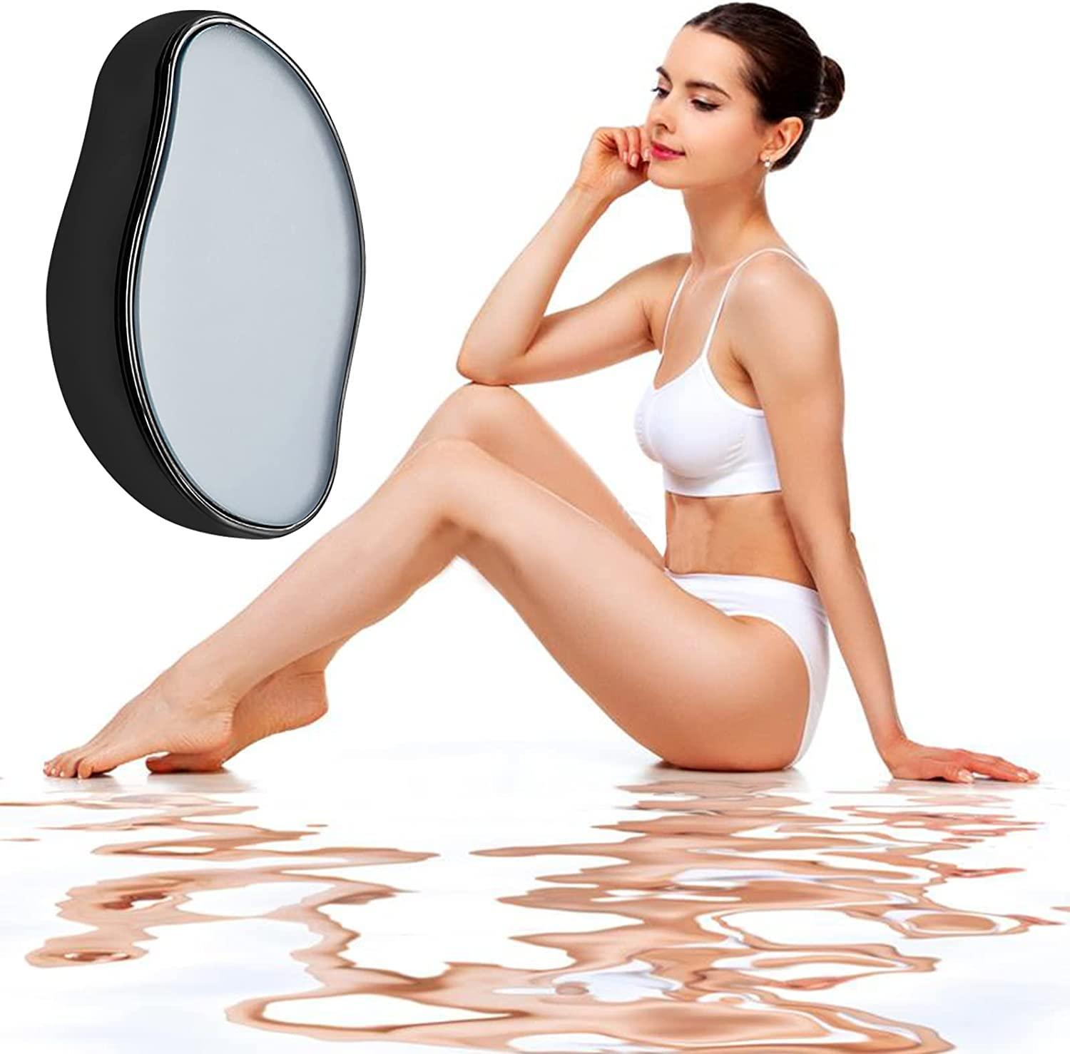 Arabella Retail Arabella Retail Crystal Hair Eraser for Women and Men,Magic Hair Eraser Crystal Hair Remover,Exfoliation Hair Removal Tool for Arms Legs Back - Fast & Easy, Reusable & Washable, Portable Epilator