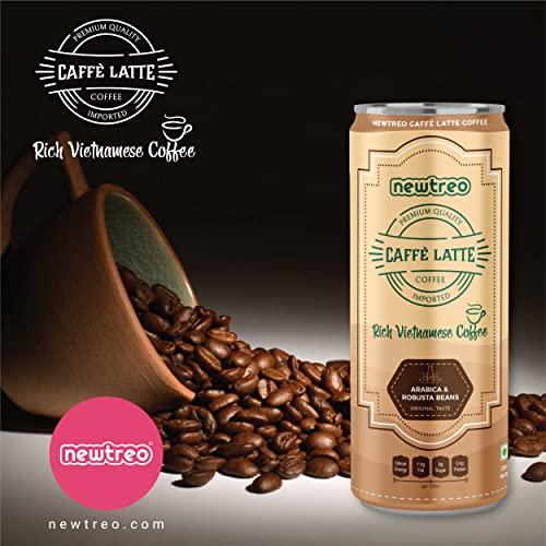 Newtreo Newtreo Vietnamese Coffee | 3 x Caffè Latte & 3 x Cappuccino Coffee Combo I Arabica & Robusta Beans | Premium Coffee Drink | Imported from Vietnam | 6 x 250ml cans