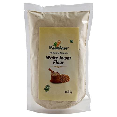 Farmbean Farmbean White Jowar Flour | Sorghum Flour | Jonna atta - 1 Kg