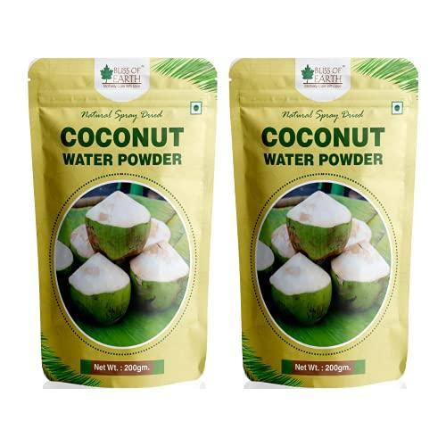 BLISS OF EARTH Bliss of Earth 2x200 Gram Coconut Water Powder Natural Spray Dried (Pack 2)