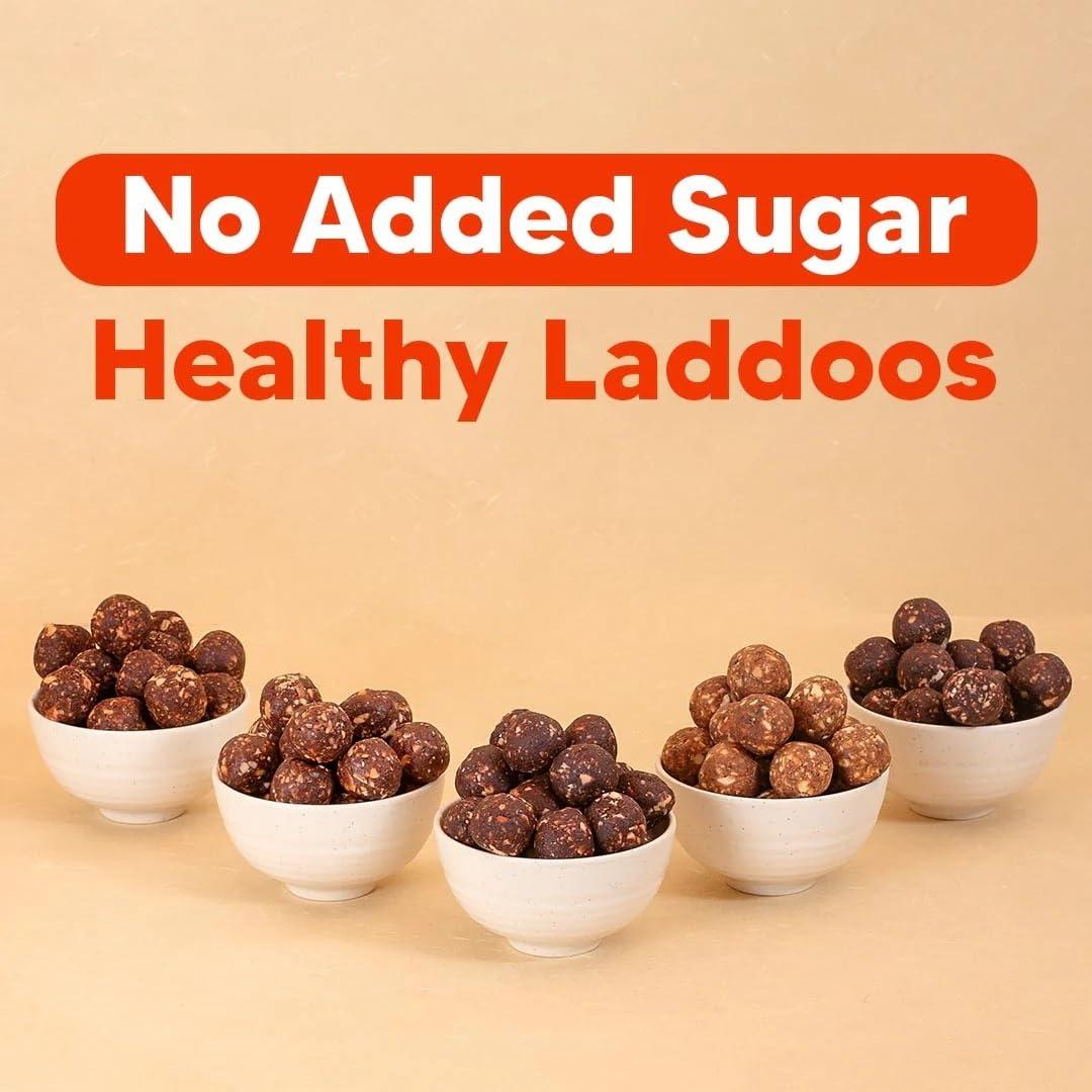 EAT BETTER CO Eat Better Co - Ultimate Snack Box -12 Healthy Snacks - Roasted Namkeens, Dry-Fruit Laddoos - No Added Sugar - Chocolate Coated Nuts & more - As Seen on Shark Tank India