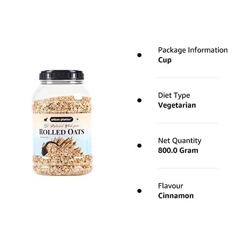 urban platter Urban Platter Rolled Oats, 2Kg (High-Fiber Breakfast Cereal / Use for Baking, Granola and Oatmeals / Rich in Beta Glucans)