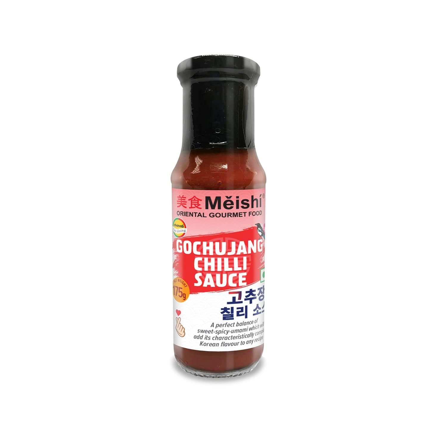 Meishi Meishi Korean Gochujang Chilli Sauce,175g | Perfect balance of Sweet, Spicy, Umami add Korean Flavour to any recipe