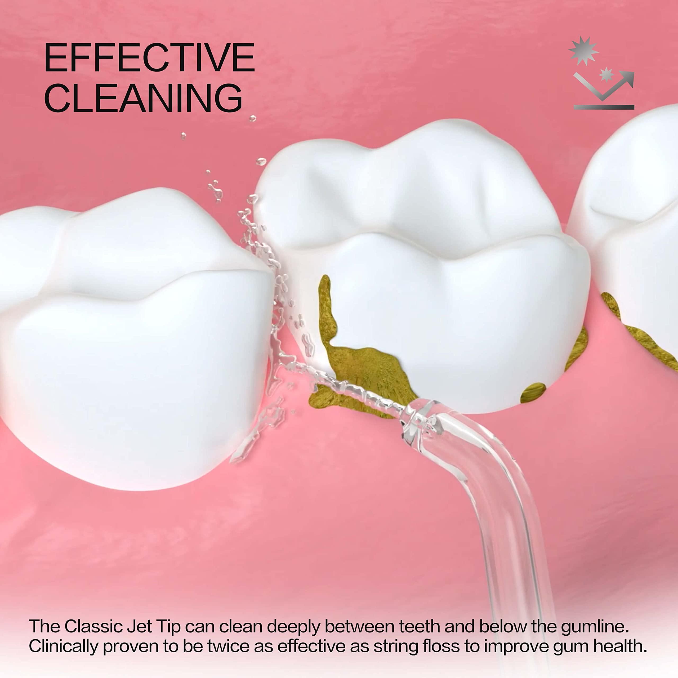 SYNHOPE 4pcs Standard Type Replacement Tips for SYNHOPE Mini Portable Water Flosser