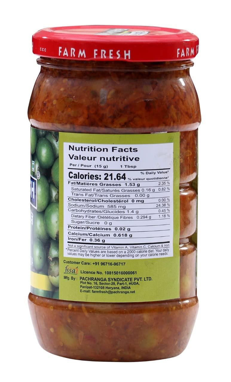 Pachranga\'s Farm Fresh Pachranga\'s Farm Fresh Lasura Pickle - 400g