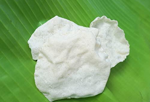 MADURAI MEENAKSHI MADURAI MEENAKSHI Appalam Papadam | South Indian Papad | Madurai Plain Rice & Urid Happala,(size No.4, 250gm x 2)Traditional Homemade / Papad/ Appalam /Papad Plain Indian Papad /Madurai Happala South Indian Papad Papadam Snack for Meals