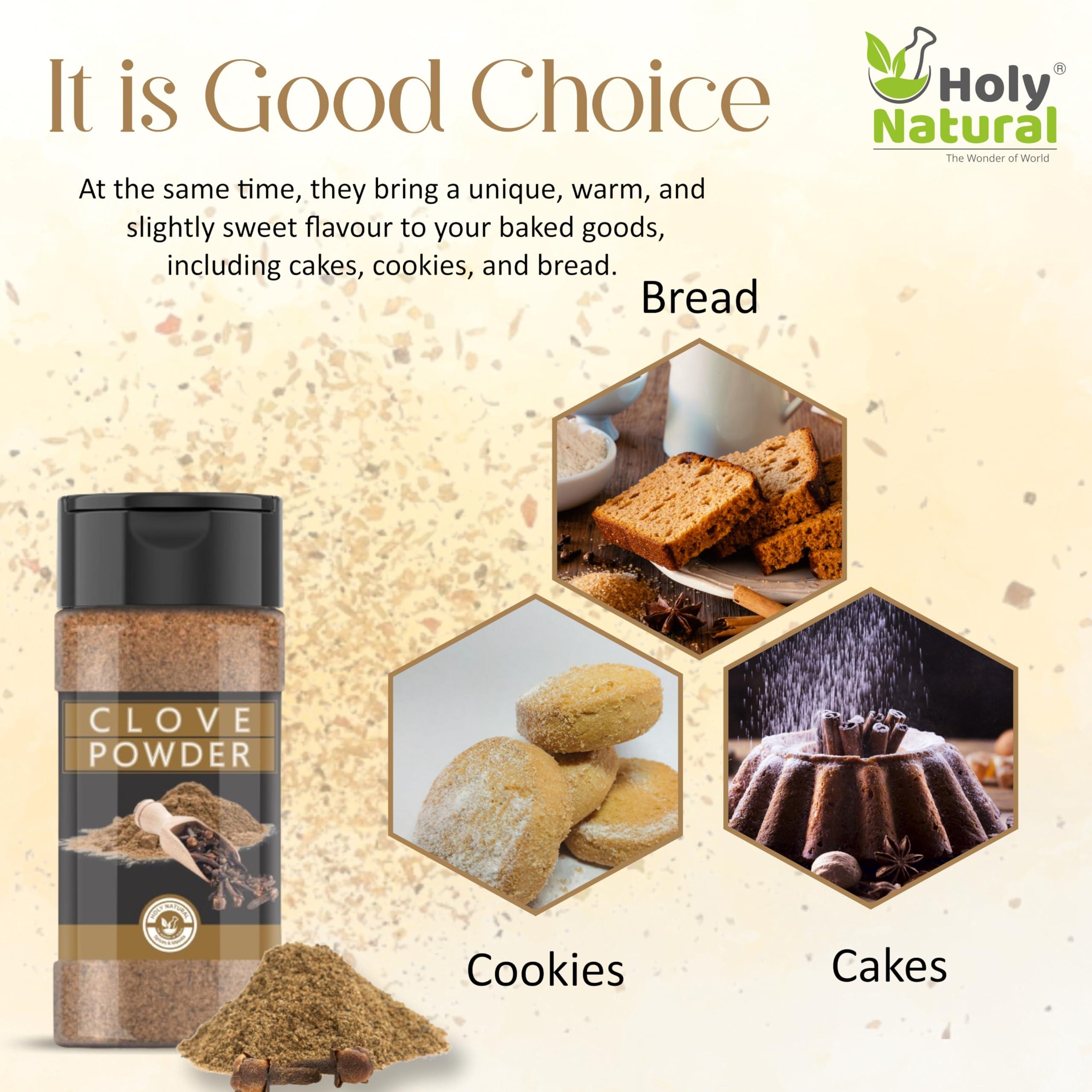 Holy Natural - The Wonder of World 100% Pure and Natural Clove Powder - 100 GM