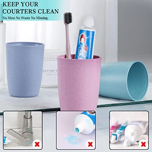 HIJAJA Self-Closing Toothpaste Caps,5 Pcs Toothpaste Squeezers Cap Keeps Toothpaste No Mess or Waste ,Simple and Practical for Every Home by fudiguo