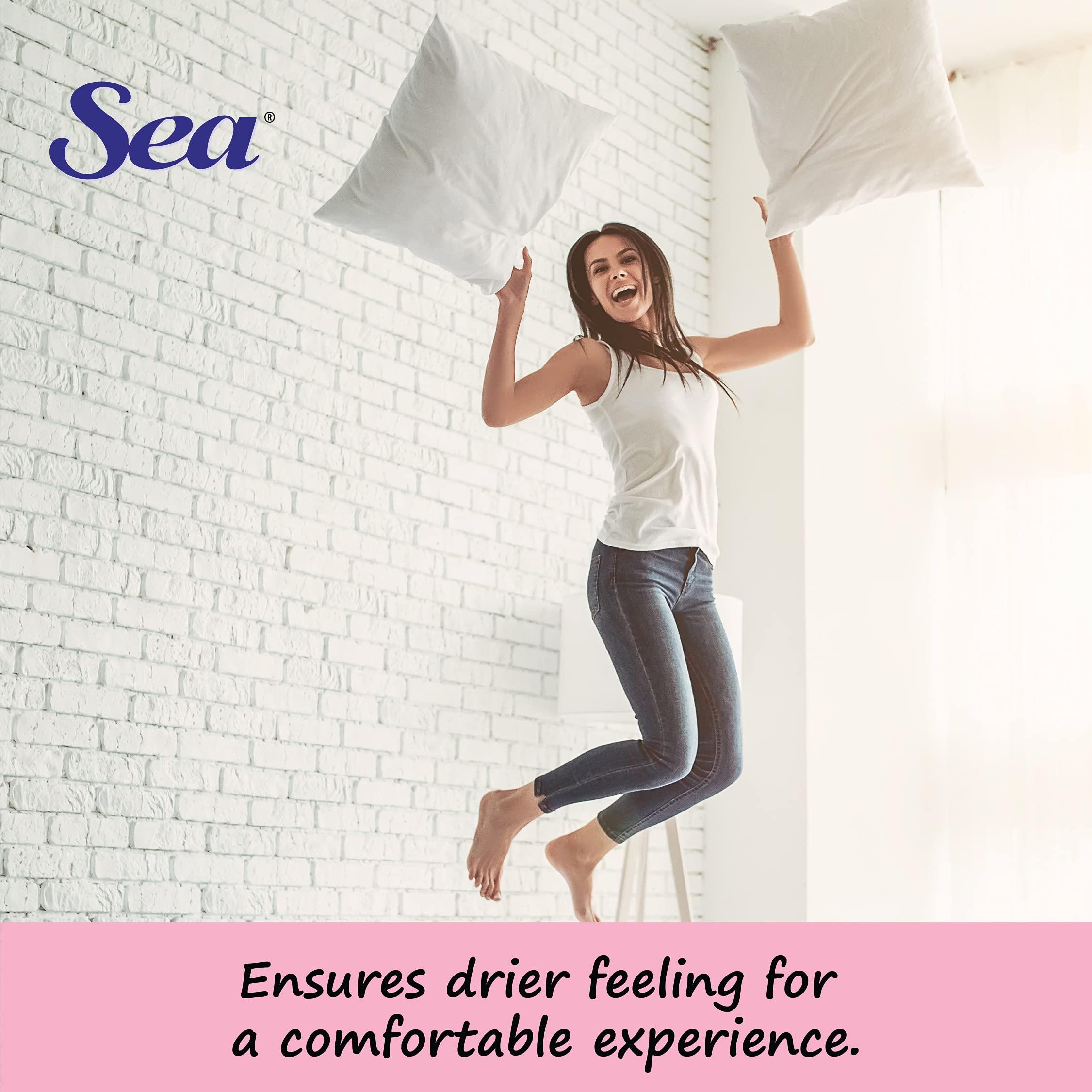 Sea SEA Sanitary Pad For Women | 30 XXL Maxi + 6 XL Maxi Period Combo Pack | Organic Cotton Pad with Leak And Odour Lock Technology