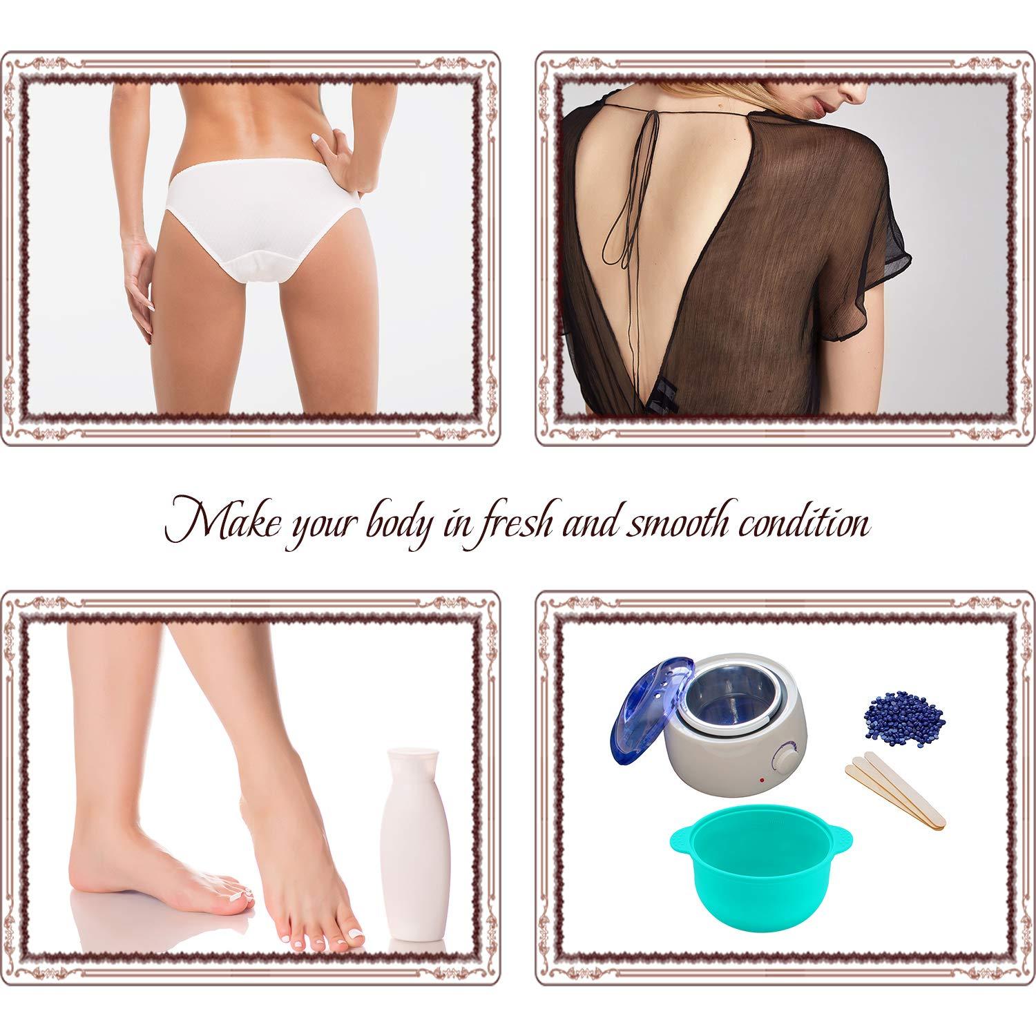 Boao 3 Pieces Replacement Wax Pot, Wax Warmer Replacement Pot Removable Silicone Pot Hair Removal Waxing Bowl for Home Use Wax Machine Accessory, 500 cc,14 oz