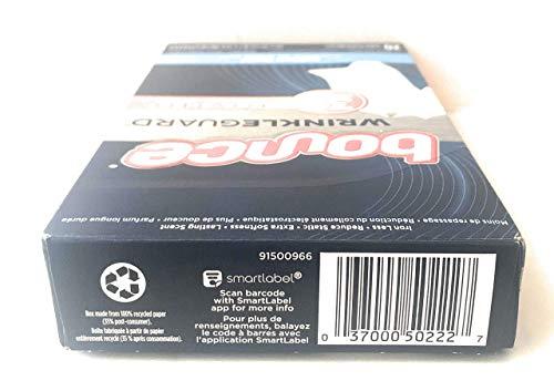 Bounce Bounce Wrinkle Guard Dryer Sheets - Outdoor Fresh - Mega Sheet - 20 Count Sheets Per Box - One (1) Box