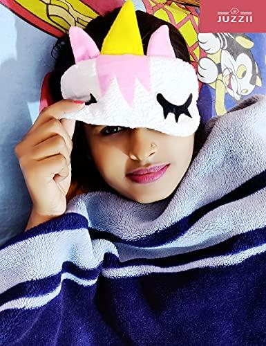 JUZZII JUZZII Velvet Cute Unicorn and Baby doll Sleeping Eye Shade mask for Men Women Girls Boys Kids - Model No.53-35