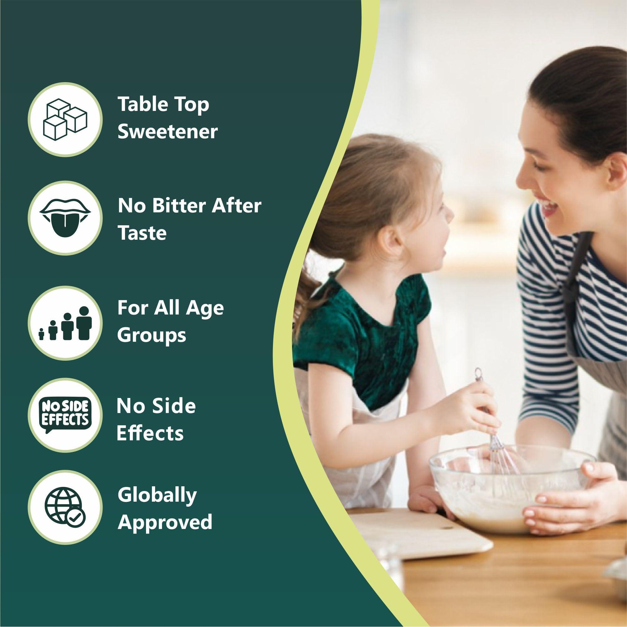 ZINDAGI Zindagi Stevia Powder (Reb A 99%) Extract | Sugar Subsitute | Stevia Natural Sugar-free Powder In Bulk | 500 gm | Pack of 4