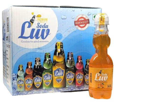SODA LUV SODA LUV Goli Soda - Orange Flavour - (200Ml) (12)