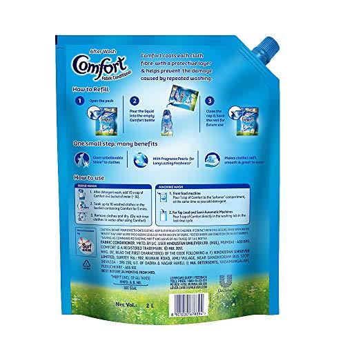 Comfort Comfort After Wash Morning Fresh Fabric Conditioner Pouch - 2 L & After Wash Fabric Conditioner Pouch - 2 l Combo