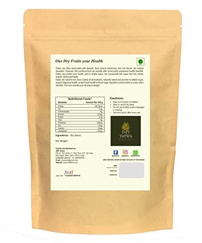 DIET TATWA Diet Tatwa Premium Dried Dates Sukha Khajur/Khajoor | Peela Chuara | Yellow Dry Dates | Peela Sukha Khajoor | Deluxe Size Chuara Dry Fruit | 100g Pack
