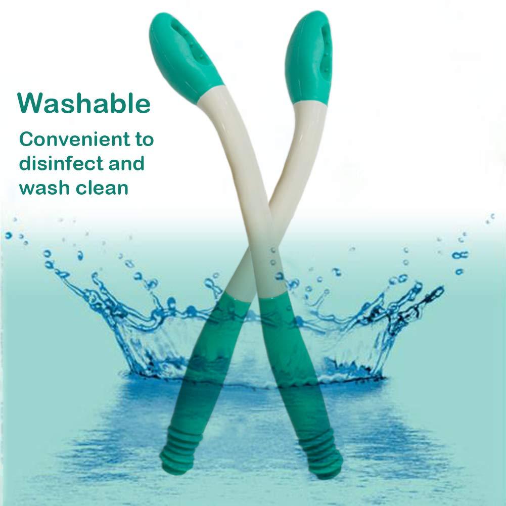 amonfine Toilet Aid Wiper Self Assist Bathroom Bottom Butt Wipe Helper Wand Long Reach Comfort Wipe Tool Paper Tissue for Pregnant After Surgery Seniors Arm Handicap Bariatric
