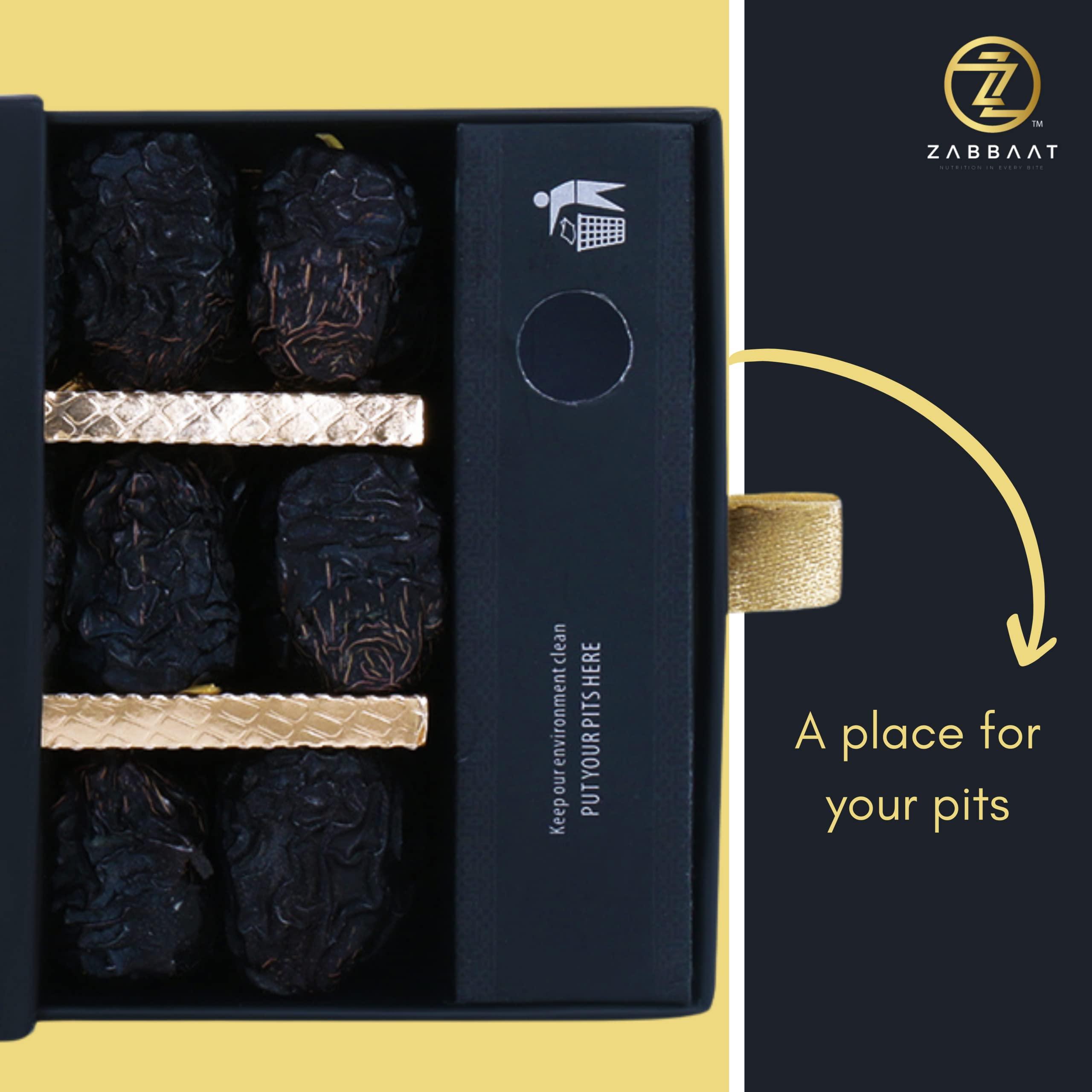 ZABBAAT ZABBAAT Ajwa Dates 400Gm|Dates In Fresh (Khajur/Khajoor)|Dry Dates|Black Dates|Ajwa Dates Original Arabian Dates|Dates Dry Fruits|Ajwa Khajoor Dry Dates|Khajoor Dates Pack Of 1 (400 Gm Pack)