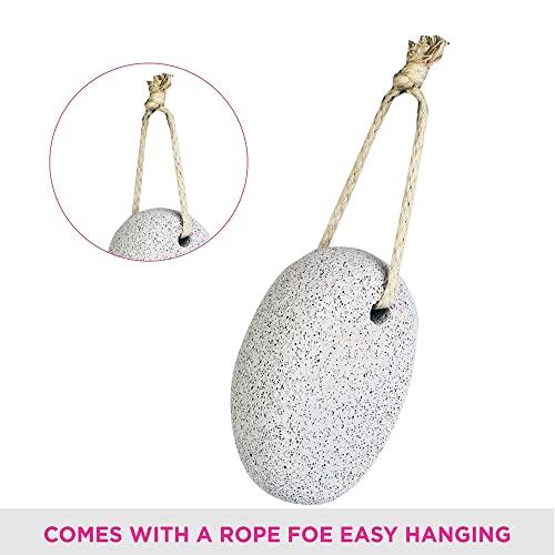 Glamlooks Professional Glamlooks Professional Pumice Stone for Foot Scrub, Pedicure Stone to Remove Dead Skin & Corns, Pumice Stone for Foot & Body Scrub, Exfoliating Stone for Foot Cleaning for Women & Men (Pack of 2)