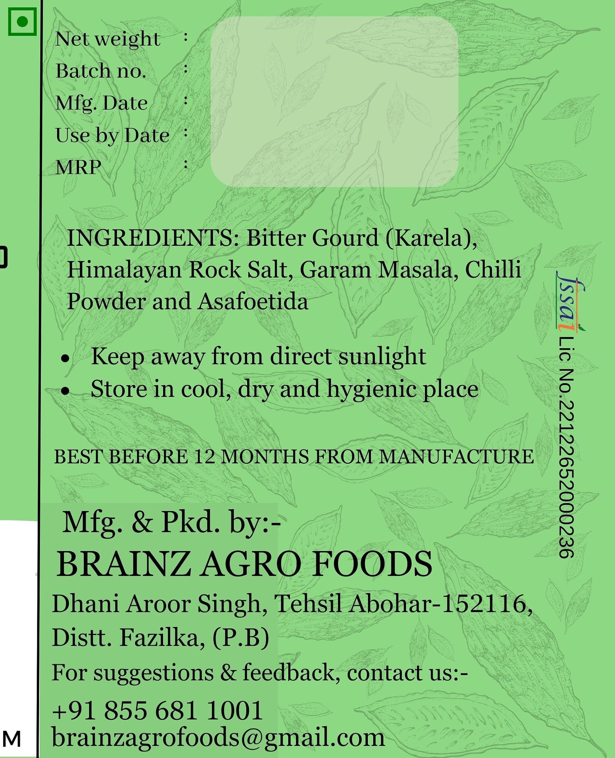 DehaatSe DehaatSe Desi Karela Pickle (500 gm) | Handmade Fresh Baad Karela/Pahaadi Karela/Desi Karela Achaar | Best for Diabetic Patients