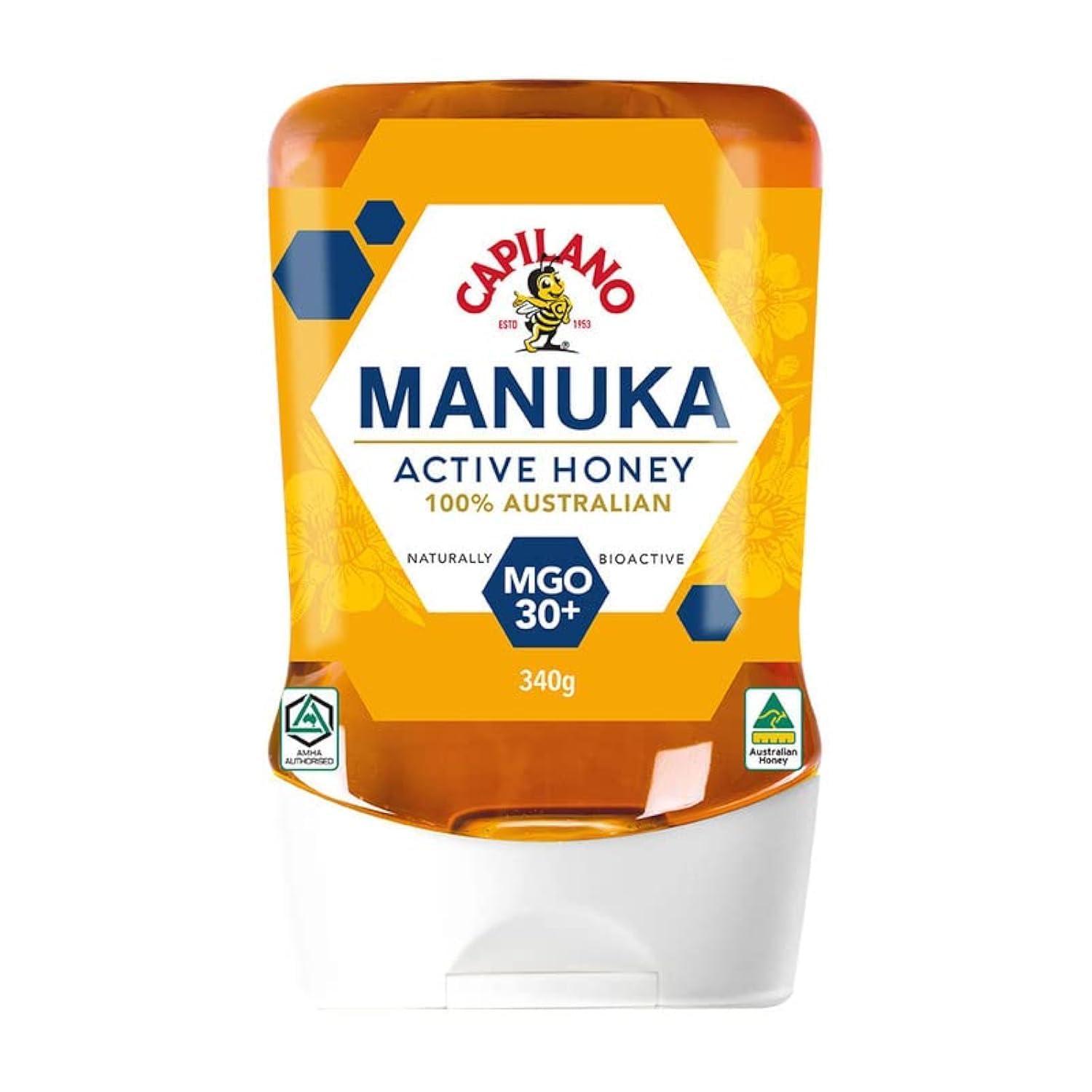 CAPILANO Capilano Australian Honey UDA Manuka MGO 30+, 340g | 100% Natural Honey |