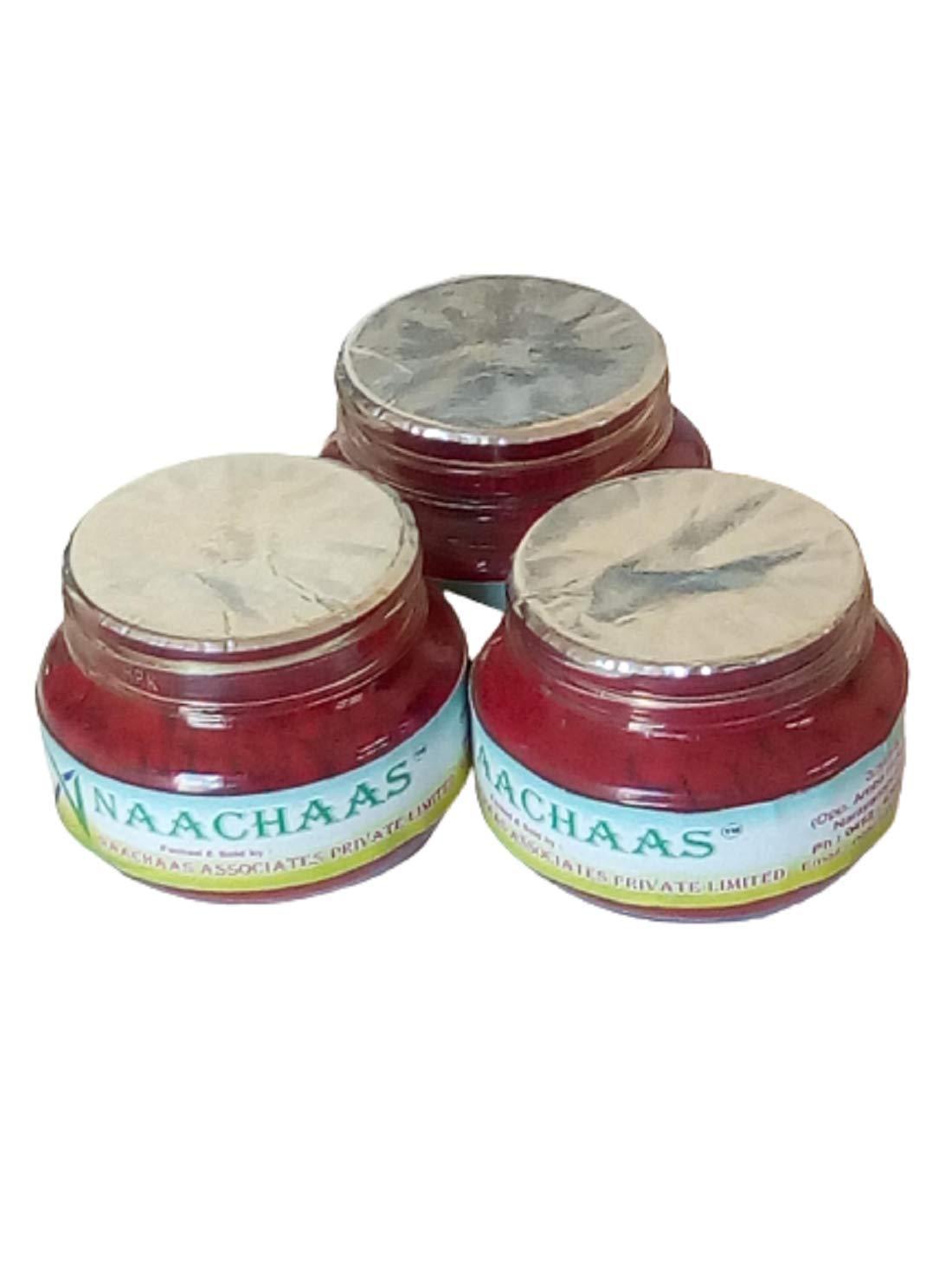 NAACHAAS Naachaas Madurai Sri Meenakshi Amman Thazhampoo Kumkum 15gms - Red color - Pack of 3