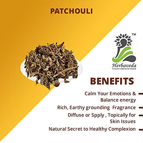 LEANBEING Herbaveda- Patchouli leaves dried 400g (200g*2) | Good For Skin