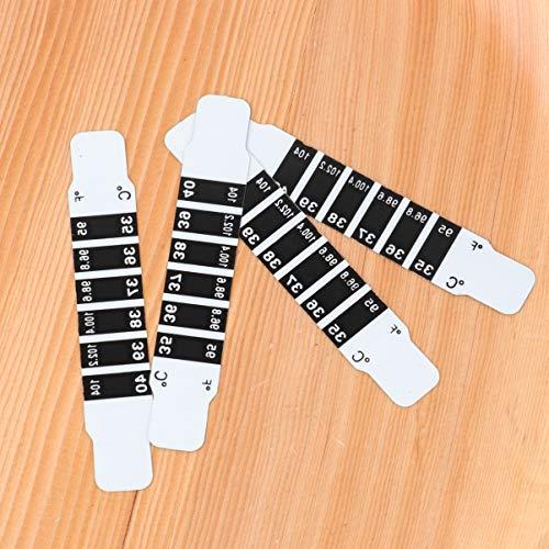 HEALLILY HEALLILY Forehead Sticker Strips Reusable Fever Temperature Checking Adhesive Strip for Children Infants Adults Elderly People 10pcs
