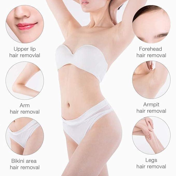 NYAMAH SALES Nyamah Sales Hair Removal Ready to Use Cold Waxing Strip Eyebrows Face Upper Lip Chin Facial Wax Strips for Girl\'s and Woman\'s (Any Flavor)