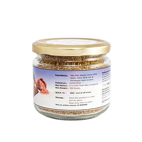 The Himalayan The Himalayan Flavoured Herbal Salt (Pisyun Loon)|Healthy & Mineral Rich Flavoured Salt|for Savory Flavor Like Raita,Salad,Pizza,Soups, Snacks,|Barbeque Dishes Salt|Naturally Grinded Salt - 200 gm
