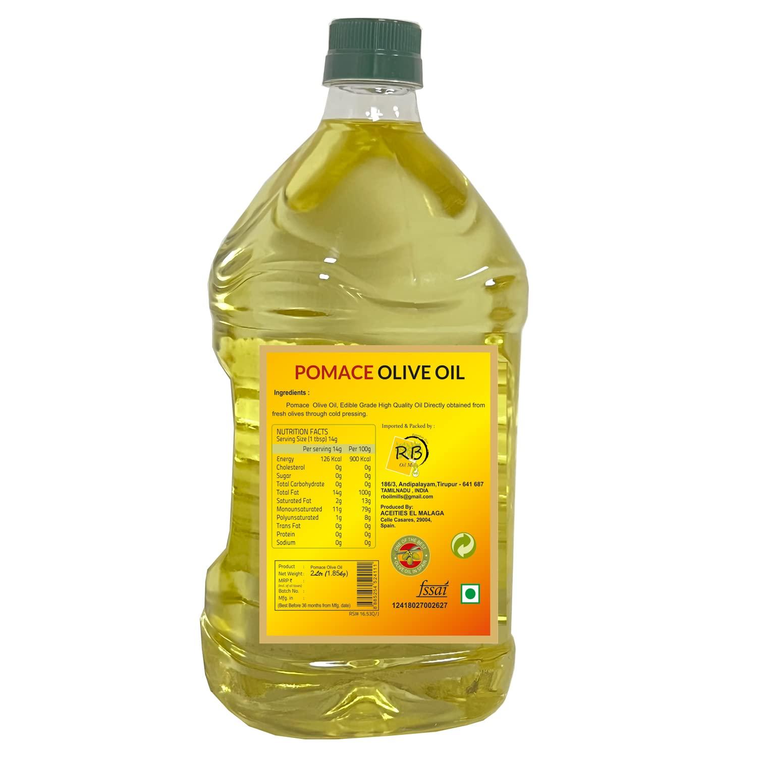 The oil Factory The Oil Factory Olive Pomace Oil, Ideal for All Indian Cooking, (Imported from Spain ) - 2 LTR