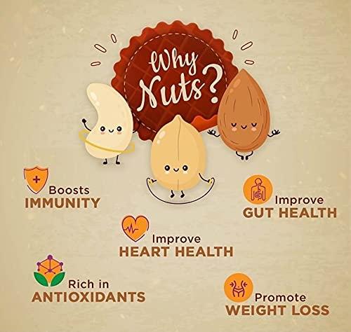 Open Secret Open Secret Nuts Combo |Pack of 4(135g each)|Caramel & Orange Cocoa Almonds| Cream & Onion Cashew|Tandoori Masala Mix|Roasted Dry Fruits|Immunity Booster|Gift hamper for Family/Friends/Kids