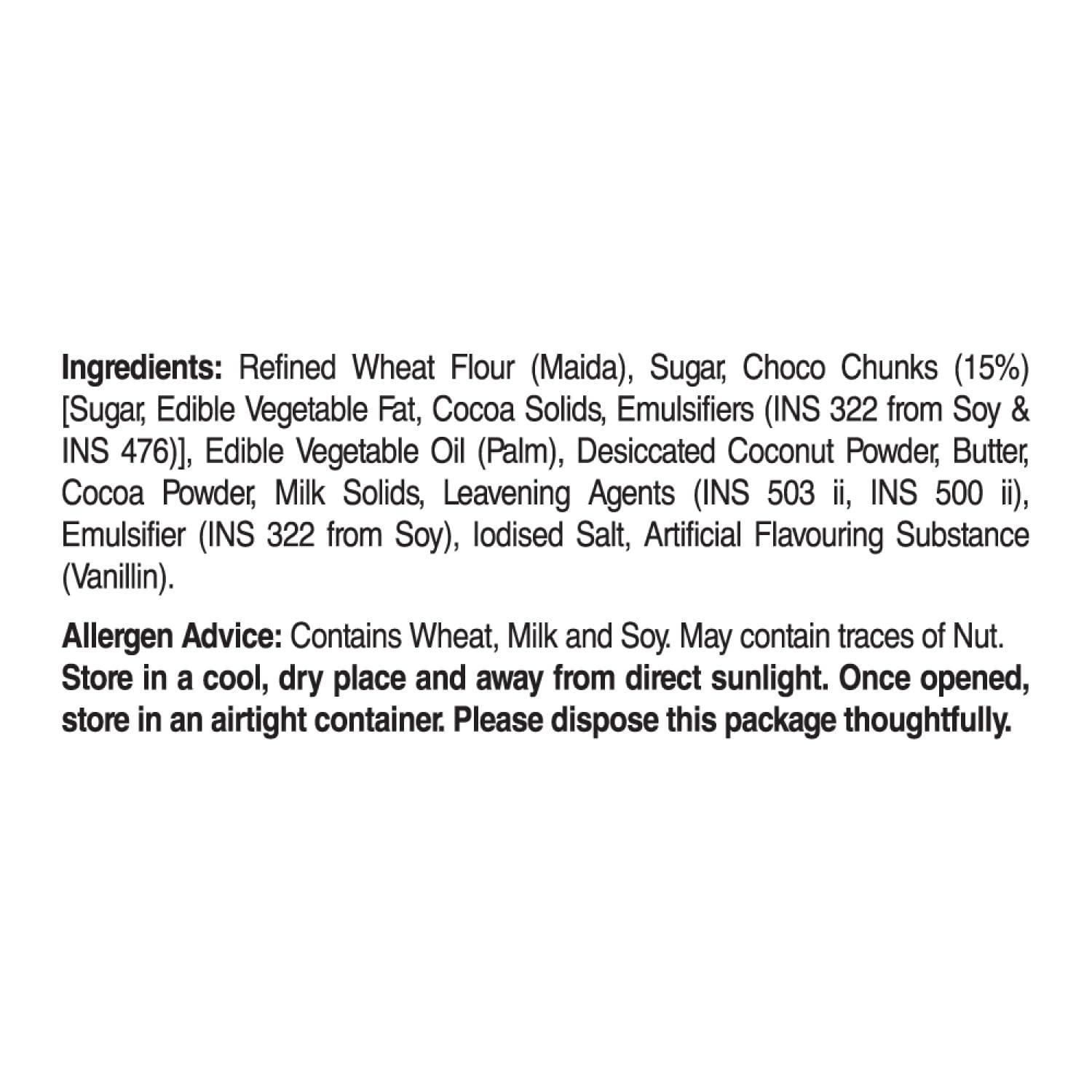 UNIBIC UNIBIC Double Choco Chip Cookies, 75g, Pk of 04