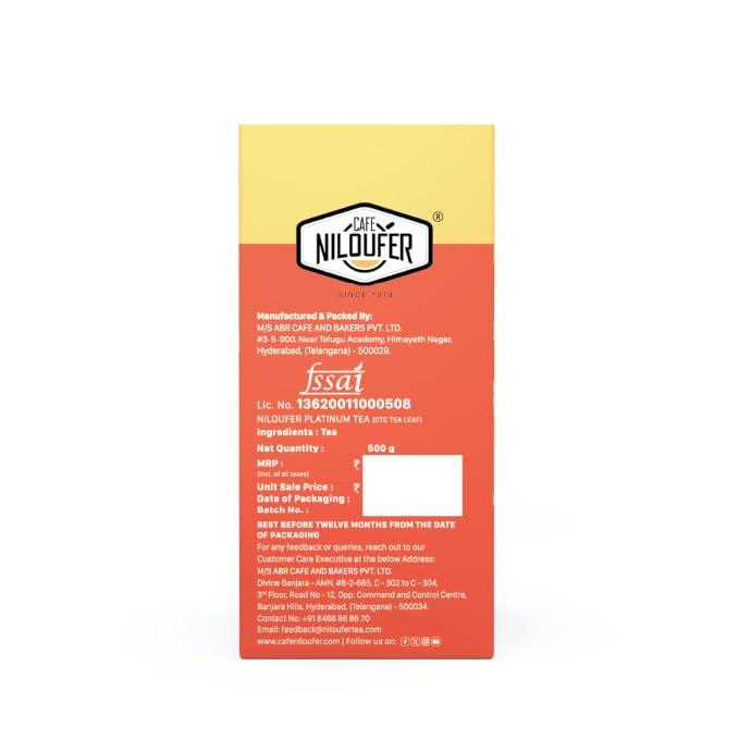 Cafe Niloufer Cafe Niloufer Platinum Tea Powder (250 Grams) - Goodness Of Rich Taste And Aroma - Assam