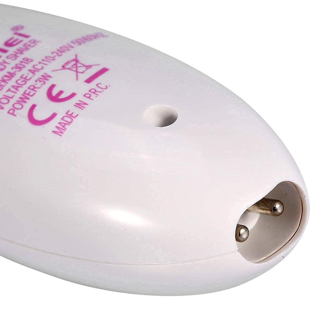 Razor Painless Electric Razor for Women, 2 in 1 Womens Shaver for Pubic Hair Wet & Dry Bikini Trimmer for Legs Underarms and Bikini Line Painless Lady Hair Removal with Comb Attachment (Pink) pack of 1