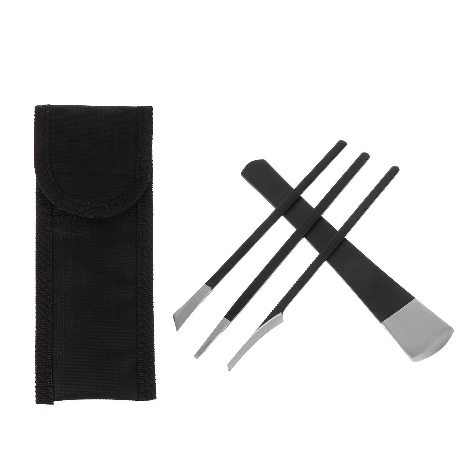 HEALLILY 4 Pcs 1 Set Foot Files Practical Callus Removers Foot Polishing Tools (Black) Decor