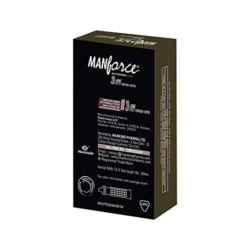 Manforce Manforce Extra Dotted CHOCOLATE Flavoured Condom Set Of 3 PAK , ( 30 PS)