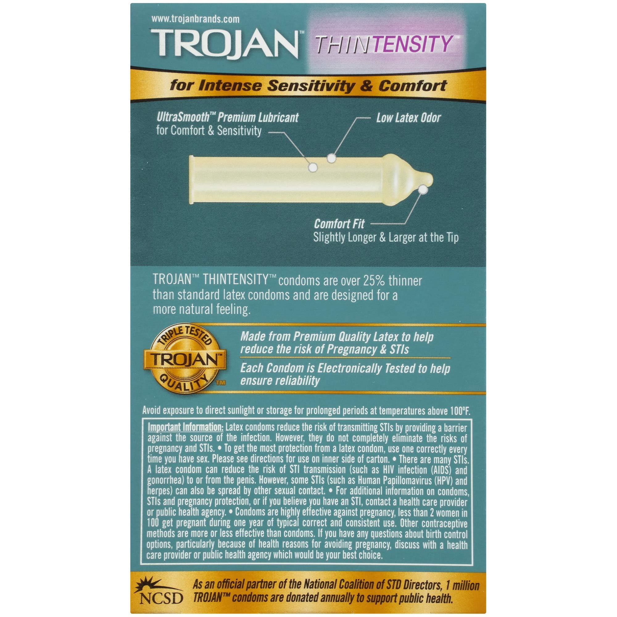 Trojan Trojan Sensitivity Thintensity,12-count