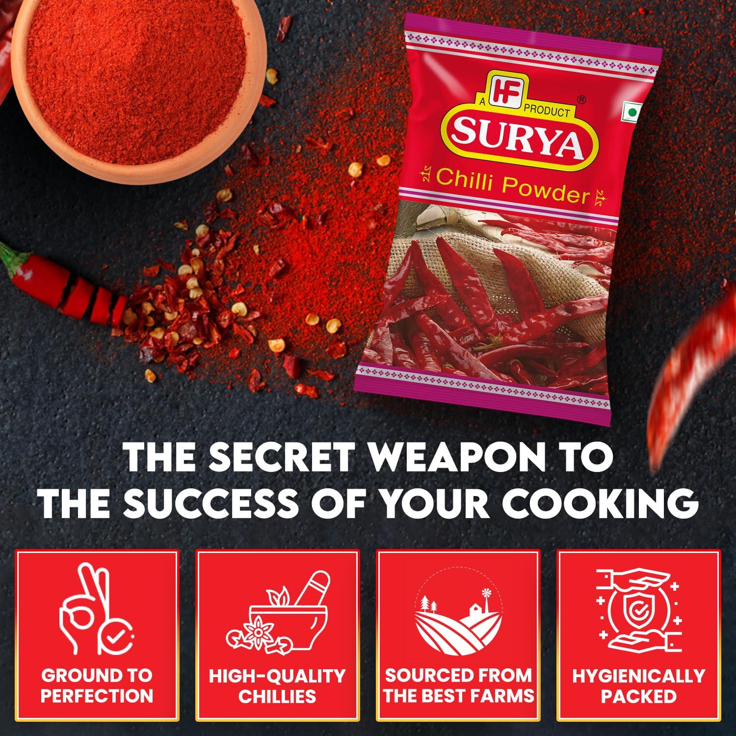 surya Surya 500gm Red Chilli (Lal Mirchi) Powder |Karam
