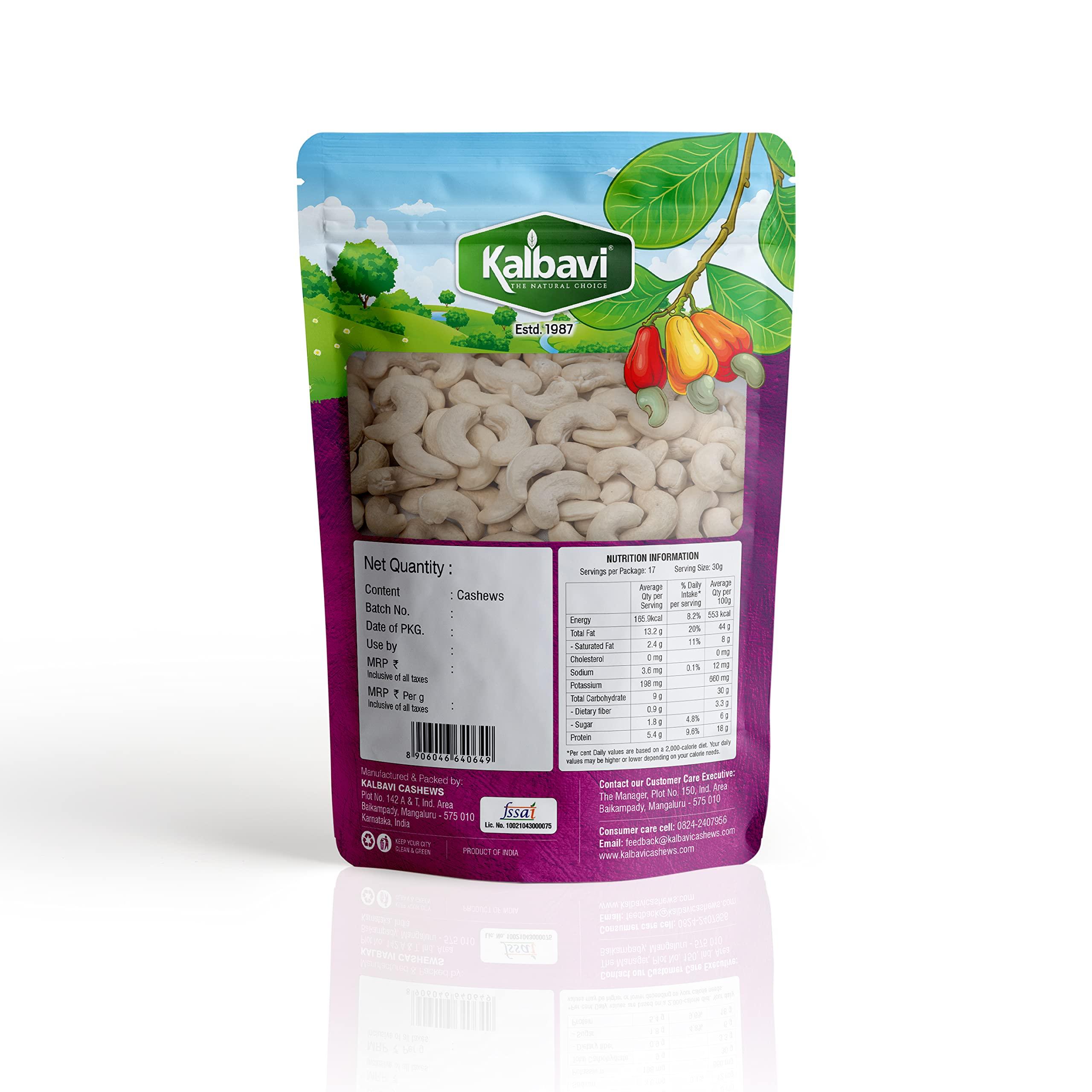 Kalbavi Kalbavi Cashews Popular, 500 g Cashews