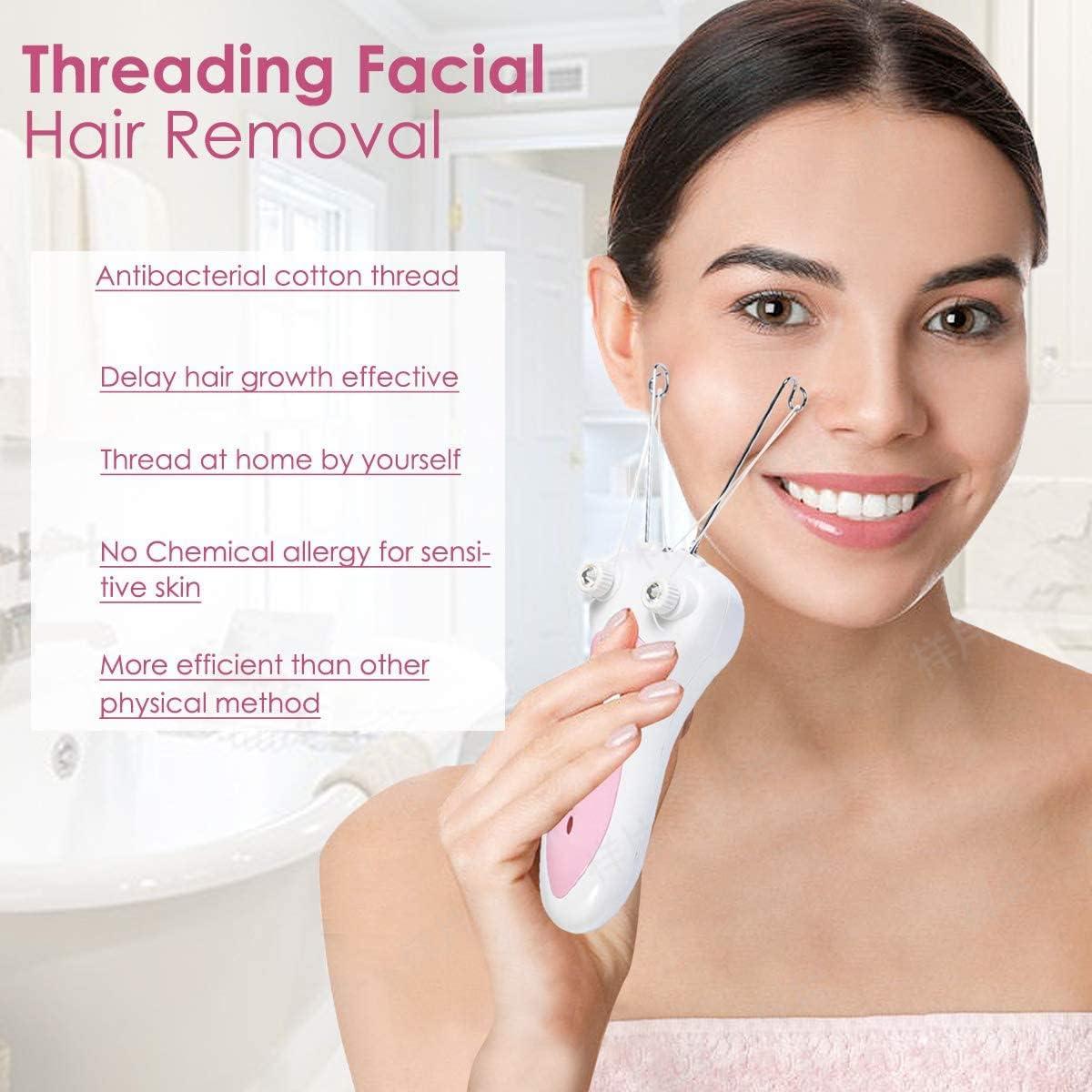 TAUDI TAUDI Electric Epilators Slique Tool - Upper Lip Hair Remover for Women, Facial Threading and Hair Removal for Face, Eyebrow, Chin, Body, Superior to Slique Plucker and Spring Stick