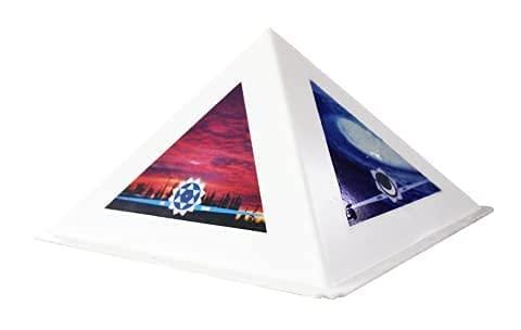 DARMIKA DARMIKA Pyramid Head Cap for Daily Meditation for Students | Car | Vastu | Receive Energy White