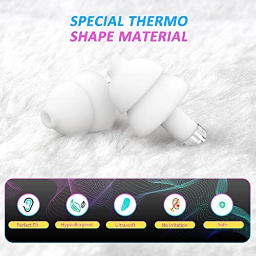 EDWINN EDWINN High Fidelity Earplugs - Invisible Hearing Protection Ear Plugs for Concerts, Musicians, Motorcycles, Work, Airplanes - Reusable Noise Reduction Ear Plugs for Noise Sensitivity Conditions