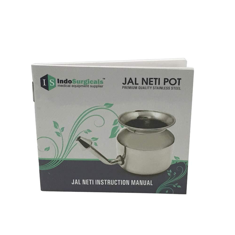 IS IndoSurgicals IS IndoSurgicals Neti Pot with Jala Salt Plus for Sinus Congestion (100 gm)