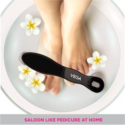 VEGA VEGA Black Emery- Foot File, Blue (Pack of 2)